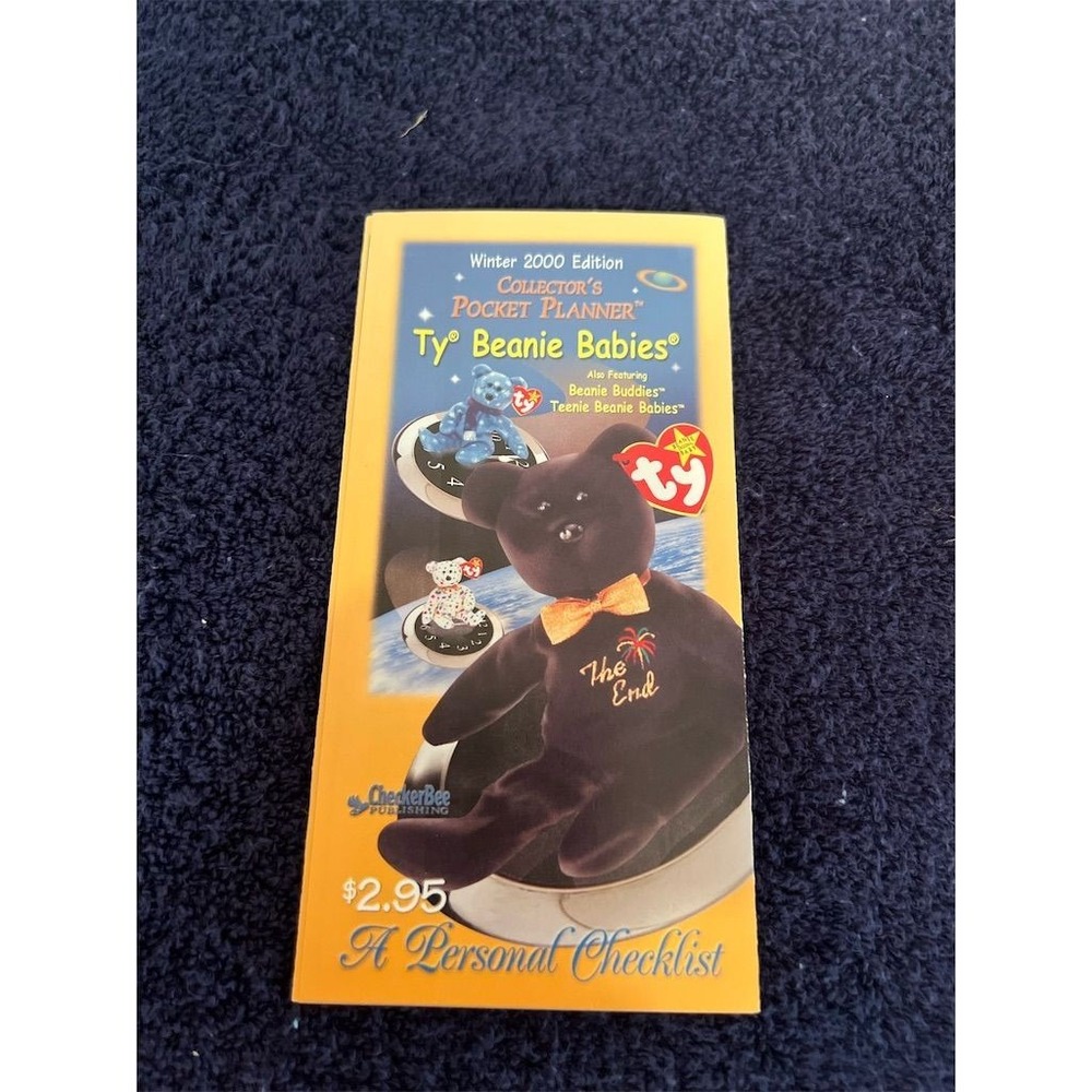 Ty Beanie Babies Winter 2000 Edition Pocket Planner Checklist